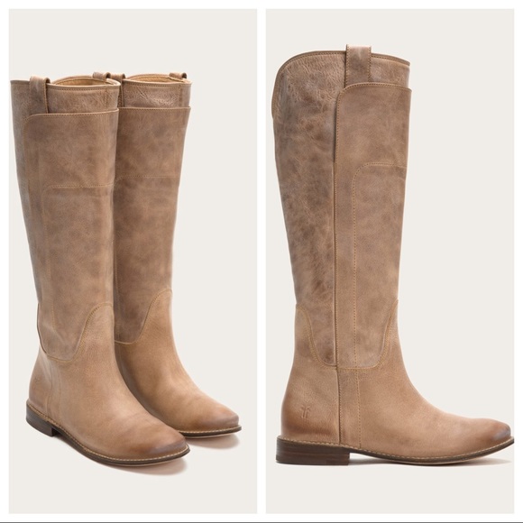 Frye Shoes - Frye Paige Tall All leather Riding Boots Saddle